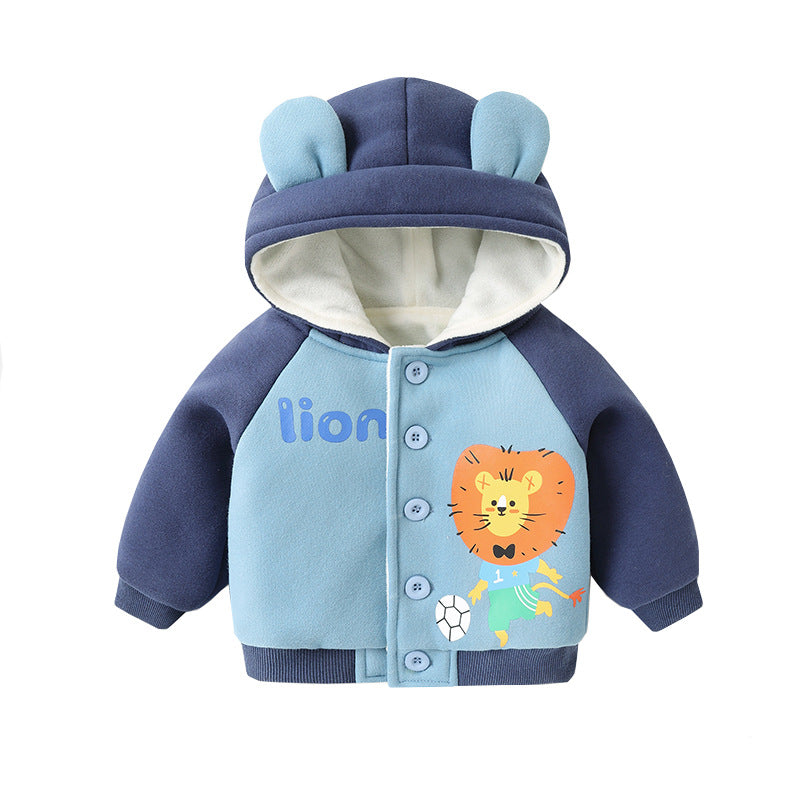 Baby & Toddler Fleece Hooded Jacket