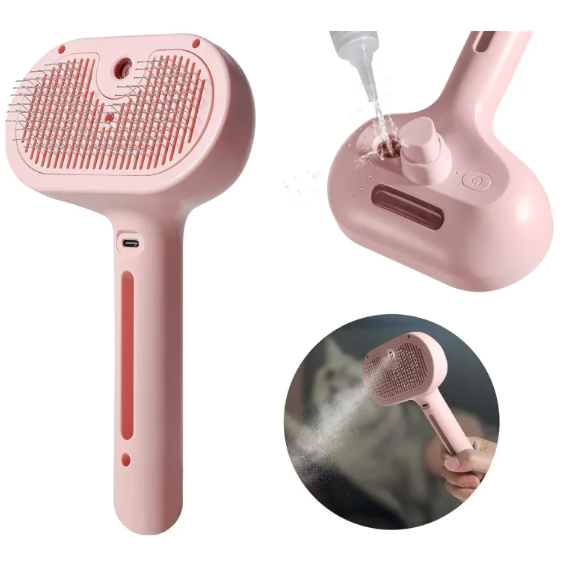 Pet Hair Spray Brush for Grooming: Effortless Shedding Control for Your Furry Friends