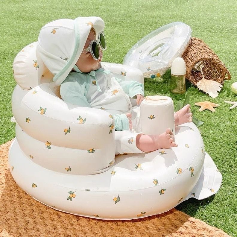 Comfortable Inflatable Baby Chair for Dining & Bath – Safe, Portable, and Convenient
