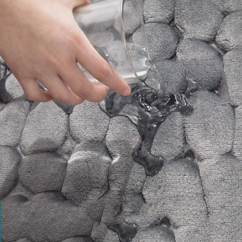 Non-Slip Embossed Bathroom Mat - OLM Store