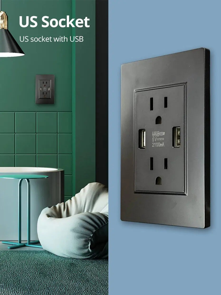 Dual USB Wall Outlet Charger - Upgrade Your Charging Experience