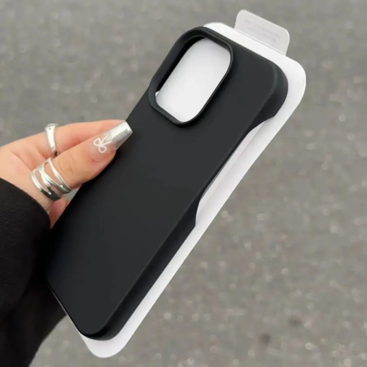 Half-Pack Graphite Phone Case - Stylish Protection for Your iPhone