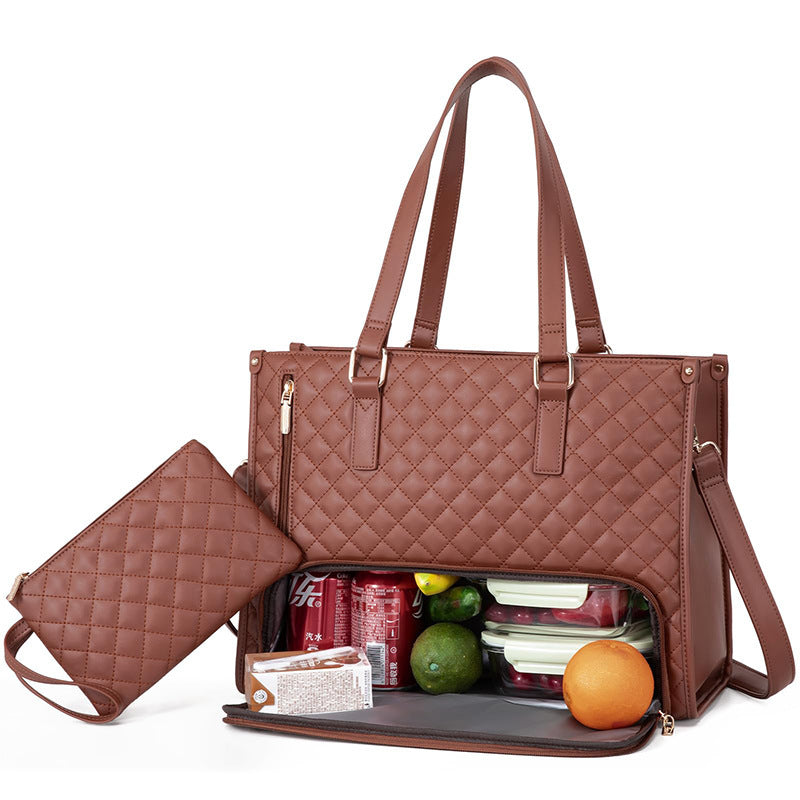 Stylish Women's Insulated Lunch Bag - Perfect for Work, School, and Daily Commutes