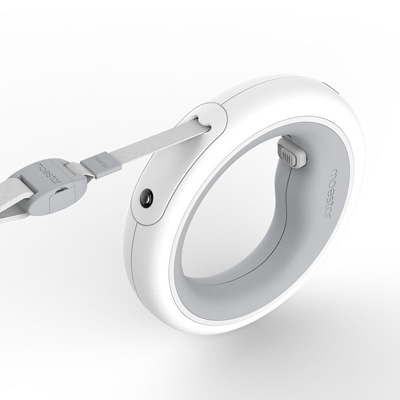 USB-Rechargeable Retractable Dog Leash with Light