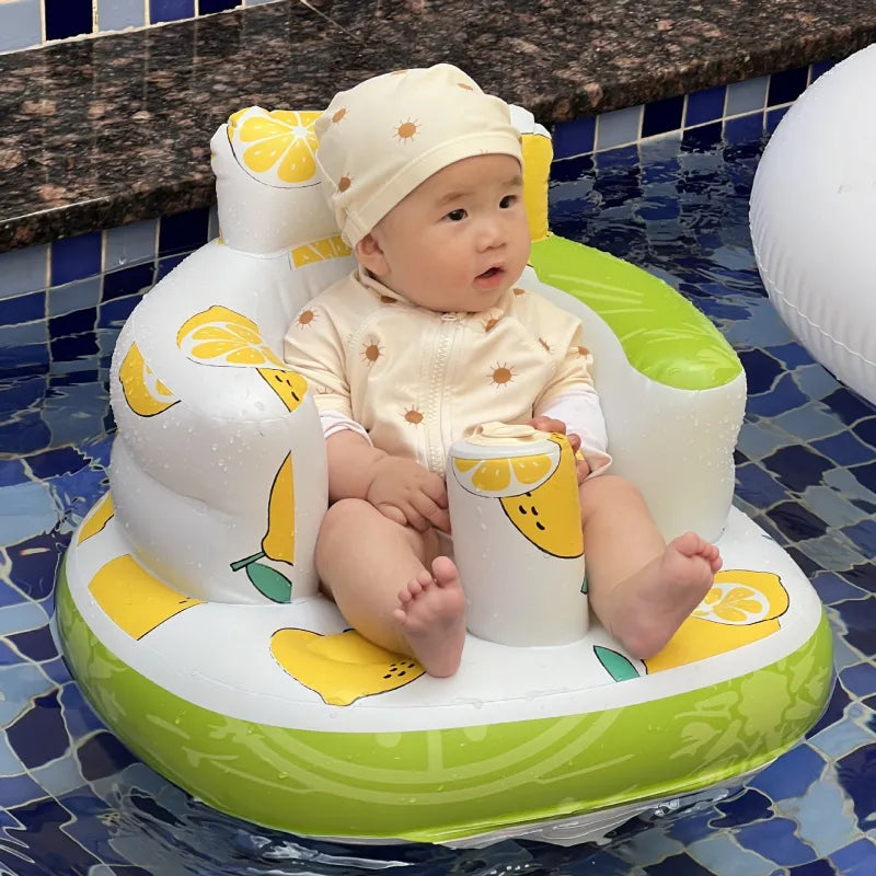Comfortable Inflatable Baby Chair for Dining & Bath – Safe, Portable, and Convenient