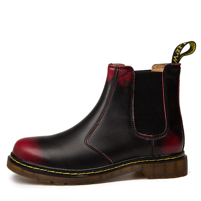Elevate Your Style with Women's Leather Block-Heel Boots