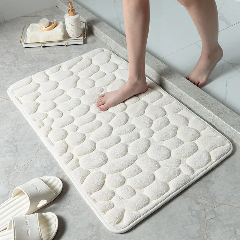 Non-Slip Embossed Bathroom Mat - OLM Store