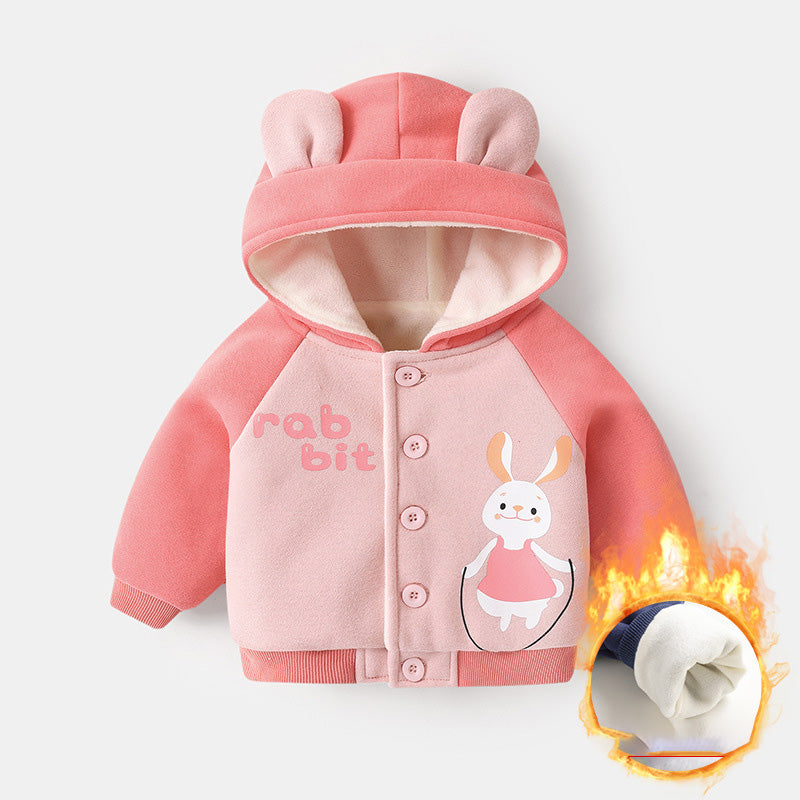 Baby & Toddler Fleece Hooded Jacket