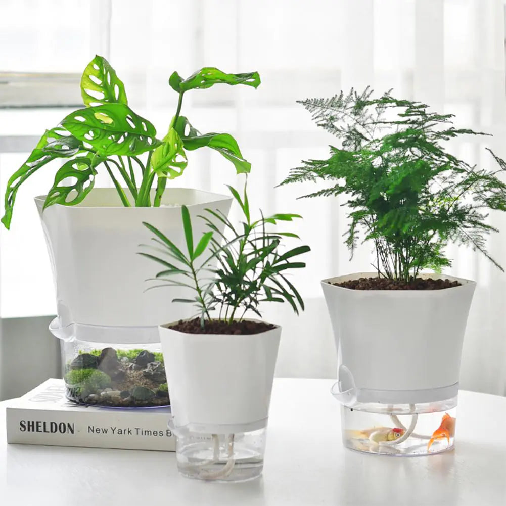 Auto Watering Flowerpot: Effortless Plant Care for Thriving Greens