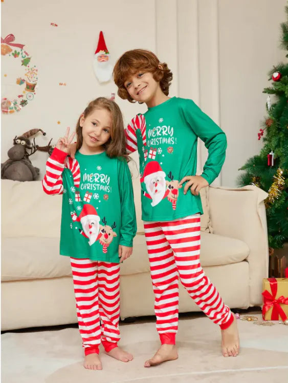 Santa Family Sleepwear Set – Cozy Pajamas for Holiday Magic