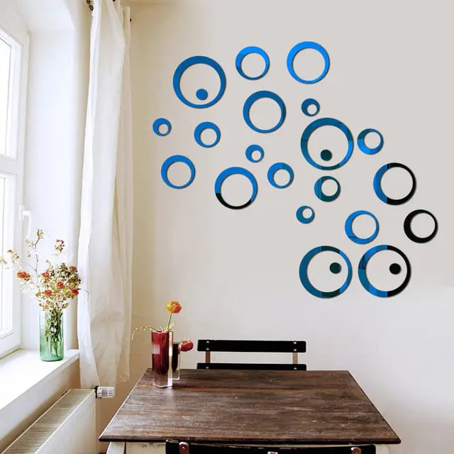 Elevate Your Home Decor with 3D Mirror Wall Stickers