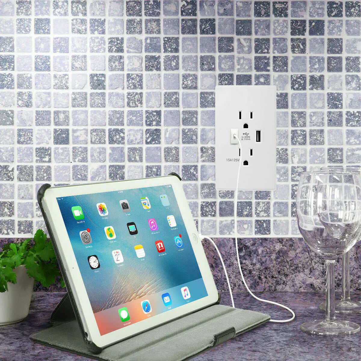 Dual USB Wall Outlet Charger - Upgrade Your Charging Experience