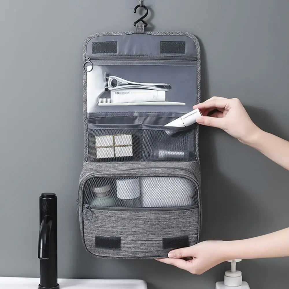 Foldable Toiletry Bag Organizer - Effortless Travel & Home Organization