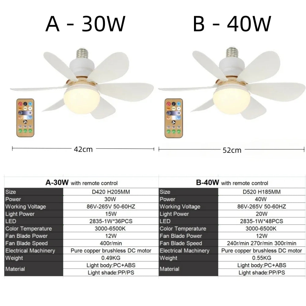 Smart Breeze Light Fan - OLM Store