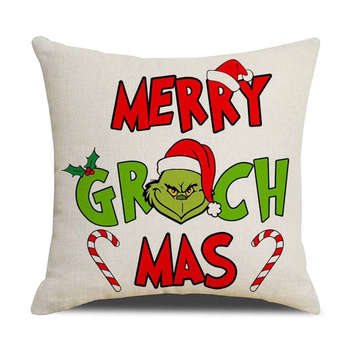 Festive Pillow Covers Set for a Cheerful Holiday Home Makeover