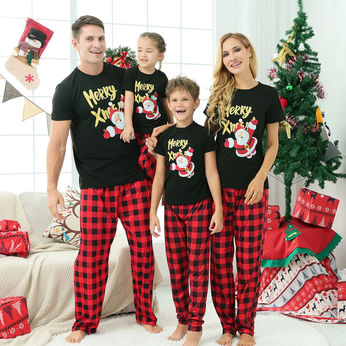 Cozy Merry Family Christmas Pajamas Set – Create Unforgettable Holiday Memories