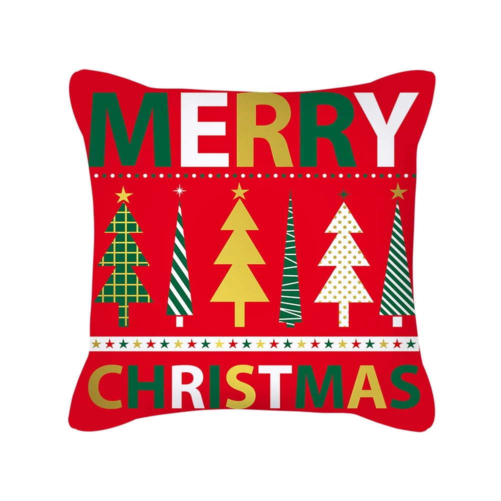 Festive Linen Cushion Covers for a Cozy Holiday Vibe