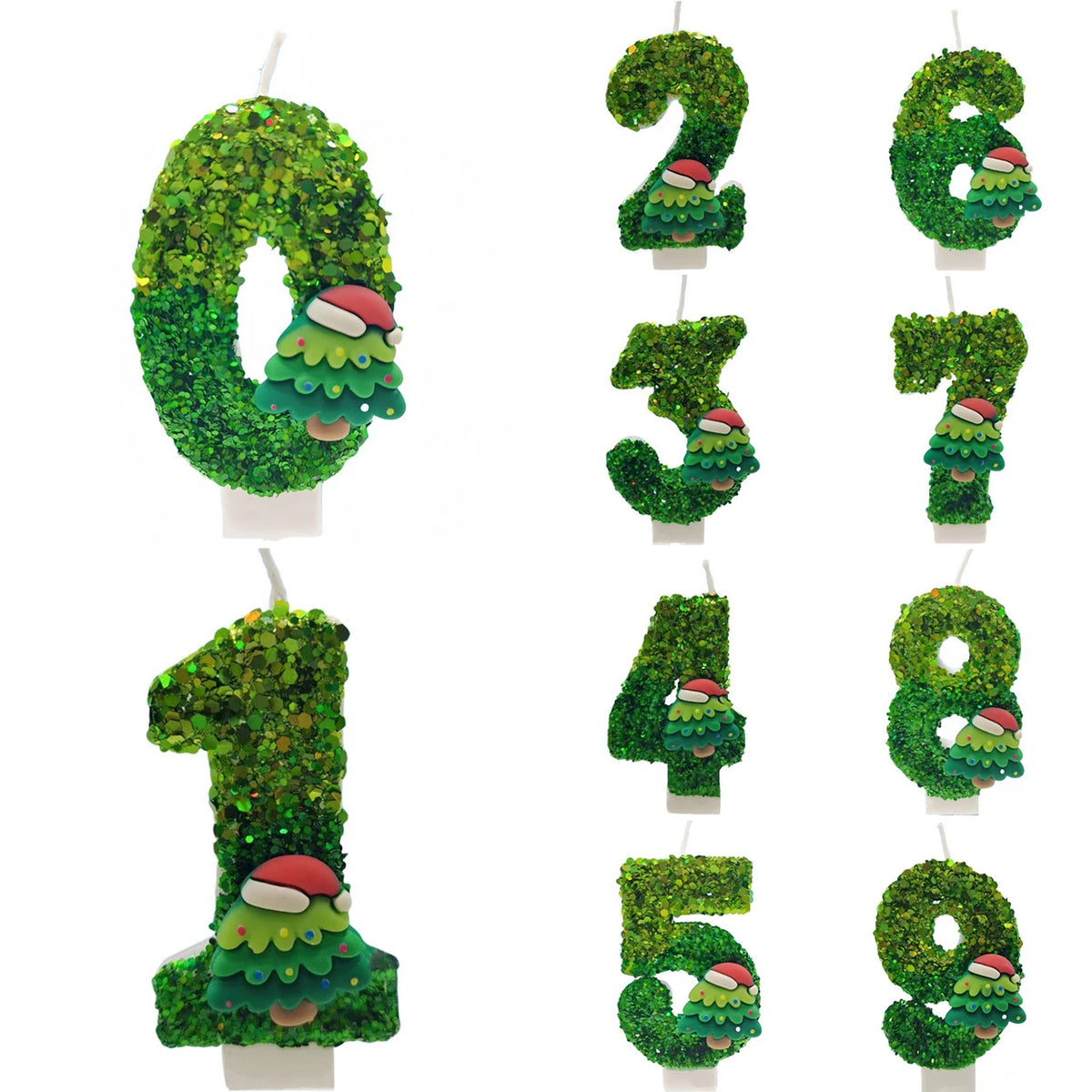 Brighten Your Celebration with Festive Birthday Cake Number Candles