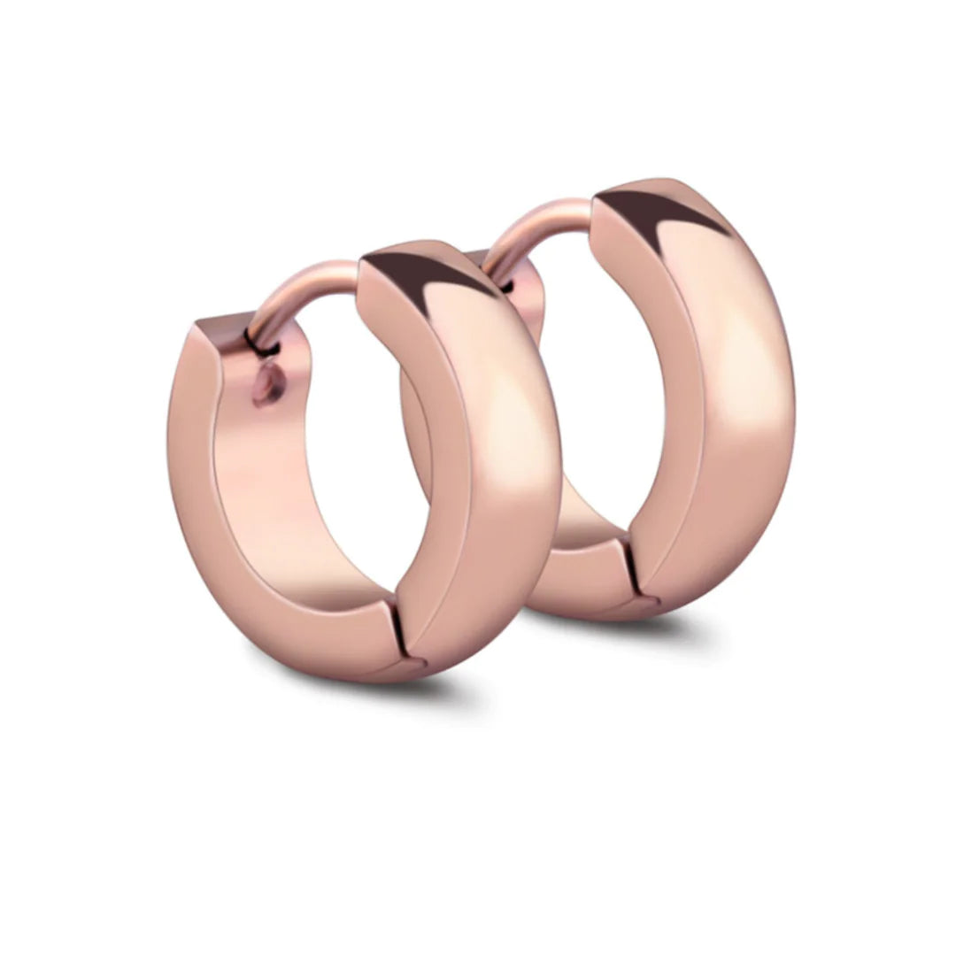 Stylish Titanium Steel Tara Huggies for Effortless Elegance