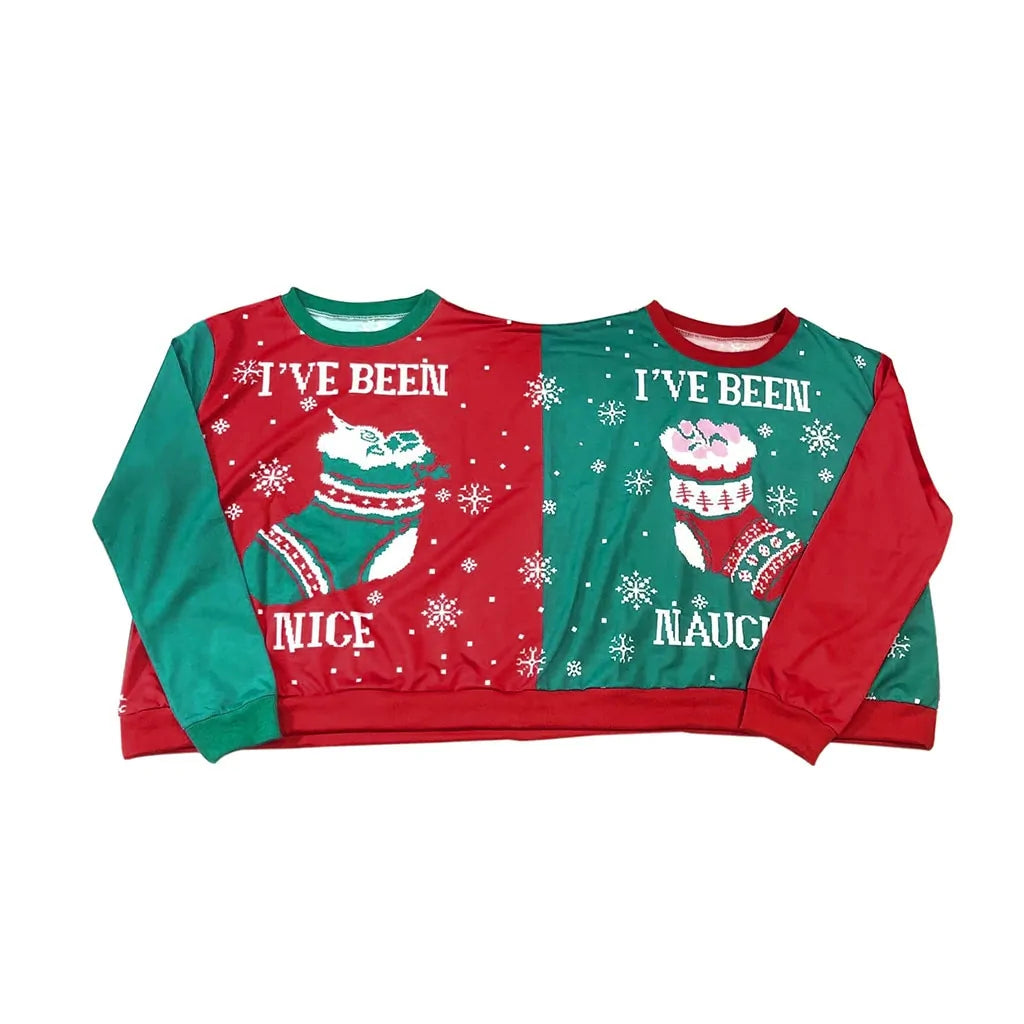 Cozy Up This Holiday Season with Our Christmas Couple's Novelty Sweater