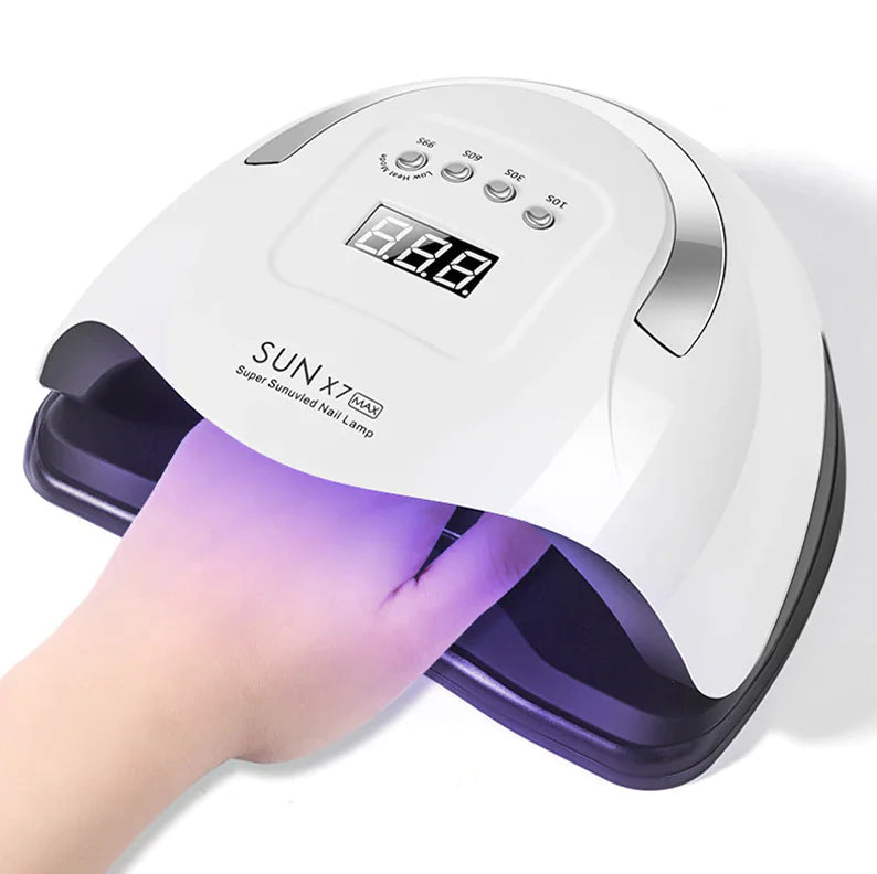 Achieve Salon-Quality Nails with the 220W Nail Dryer LED Lamp
