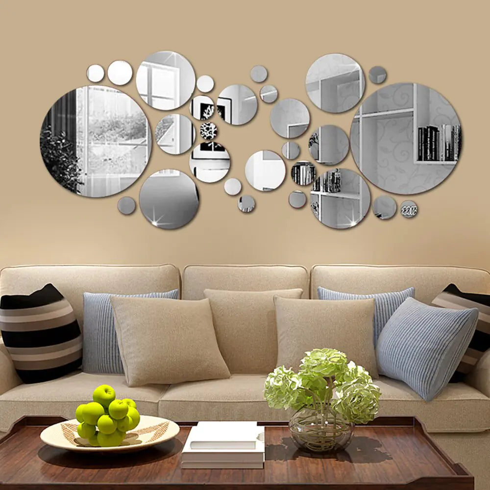 Elevate Your Home Decor with 3D Mirror Wall Stickers