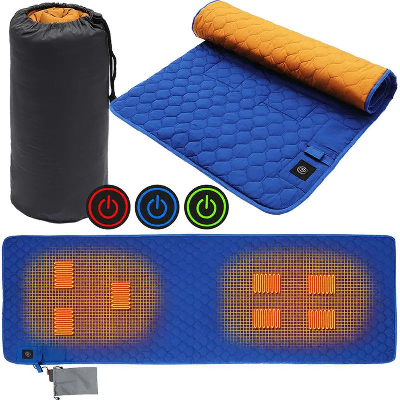 Stay Cozy Anywhere with the Outdoor USB Heating Sleeping Mat