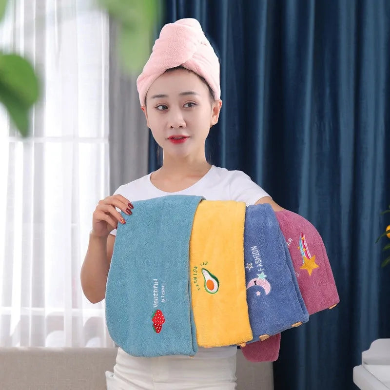 Microfiber Shower Cap Towel For Women - OLM Store