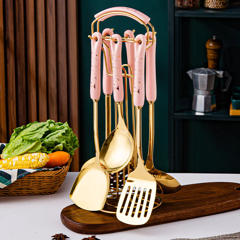 Elevate Your Cooking with the Luxury Kitchenware Set – 7 Essential Tools for Every Home Chef