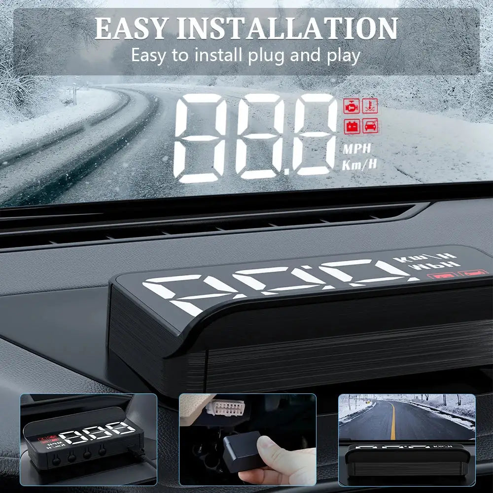 Stay Safe and Smart: Digital Speedometer Windshield Projector for Enhanced Driving