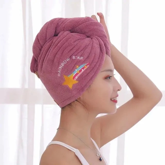 Microfiber Shower Cap Towel For Women - OLM Store