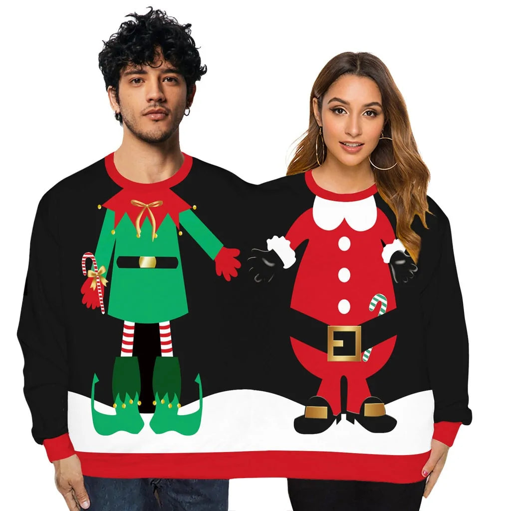Unforgettable Couples Novelty Christmas Sweater: Celebrate the Holidays in Style