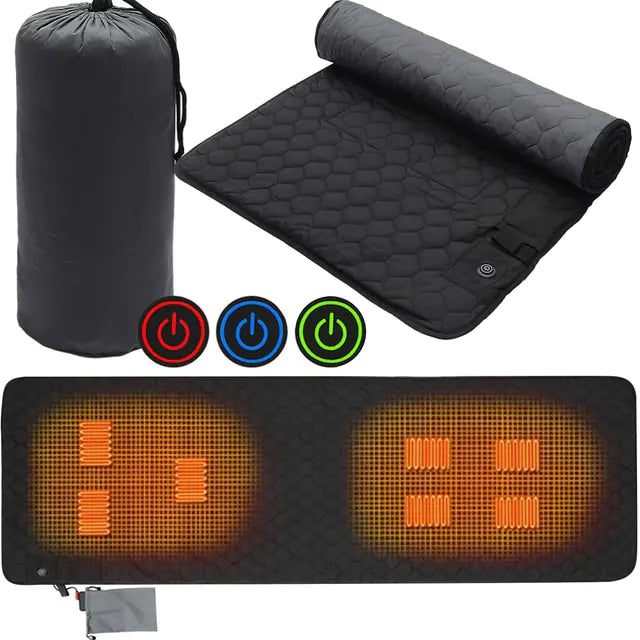 Stay Cozy Anywhere with the Outdoor USB Heating Sleeping Mat