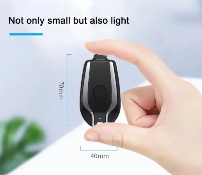 Stay Powered Anywhere with Our Mini Keychain Power Charger